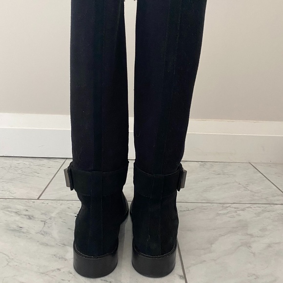 Aquatalia Giada Waterproof Black Tall Riding Boots - Picture 8 of 12